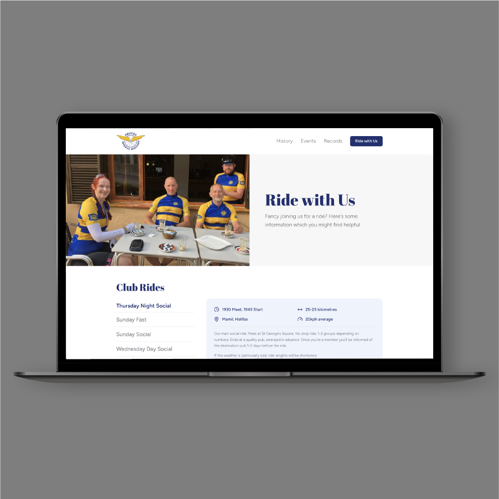 Halifax Imps Website — image 4